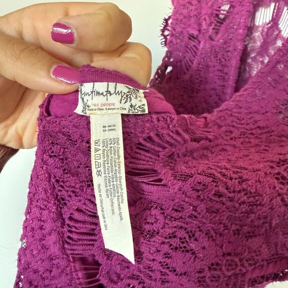 Free People Intimately Womens Lace Daydream Dress Small Open Back Romantic - Picture 5 of 9